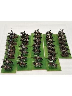 25mm Napoleonic French Painted Cavalry Mounted Horses Metal Miniatures X36